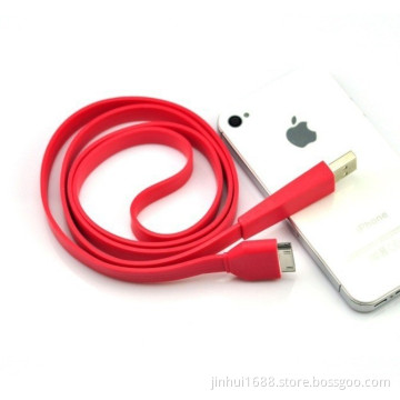 for iPhone4 Flat Cable, USB Cable (JH-cable-04)